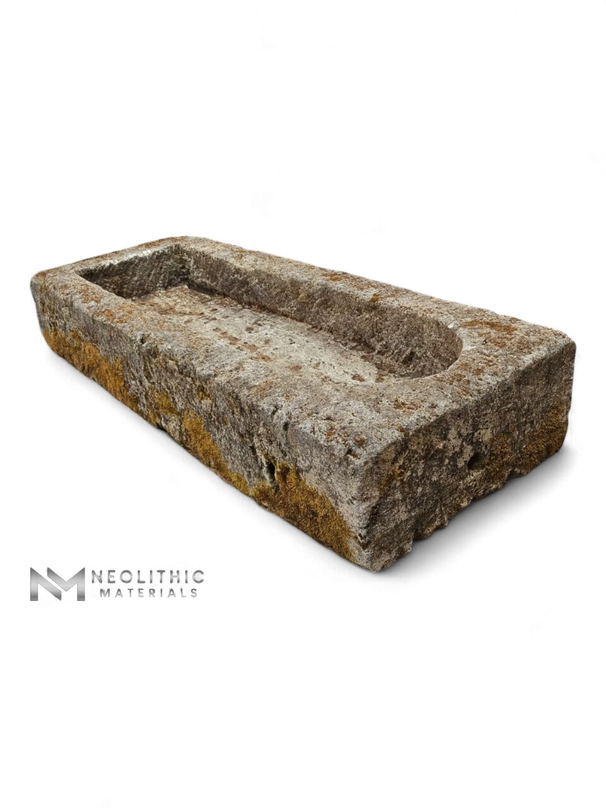 French Antique 19th Century Limestone Trough - Image 3